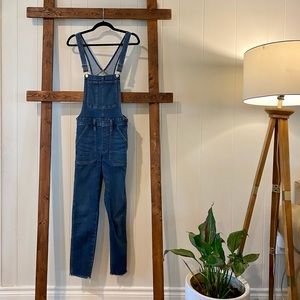 MADEWELL Skinny Medium Wash Overalls- MEDIUM